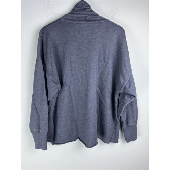 Aerie Women's Medium Grey Cowl Neck Cotton Blend‎ Crop Top - Picture 4 of 6